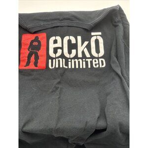 Vintage Ecko Unltd. Men's Short Sleeve T-Shirt Black Y2K 2000 Hip Hop XL